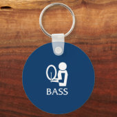Bass Schlüsselanhänger (Vorderseite)