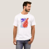 Bass-Schnitt-Blatt - bemannt Shirt (Vorne ganz)