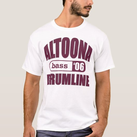 Bass-Shirt Altoonas Drumline T-Shirt (Vorderseite)
