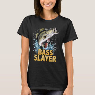 Bass Slayer Angelbekleidung u2013 Großmäuliger Bar T-Shirt
