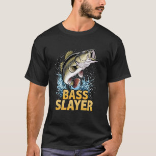 Bass Slayer Fishing Bekleidung u2013 Großmäuliger  T-Shirt