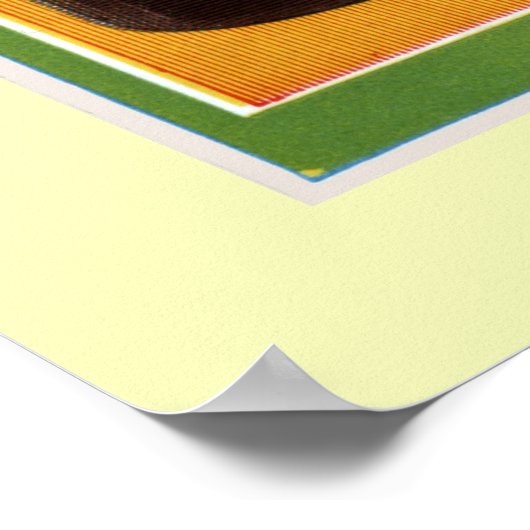 Bass Stout Vintage Bierwerbung Poster (Ecke)