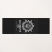 Bass Temple Yoga Ganesh Sound System Mat Yogamatte (Vorderseite (Horizontal))