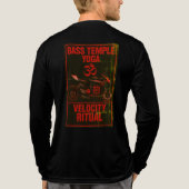 Bass Temple Yoga: Velocity Ritual - Redline Editio Tri-Blend Shirt (Rückseite)