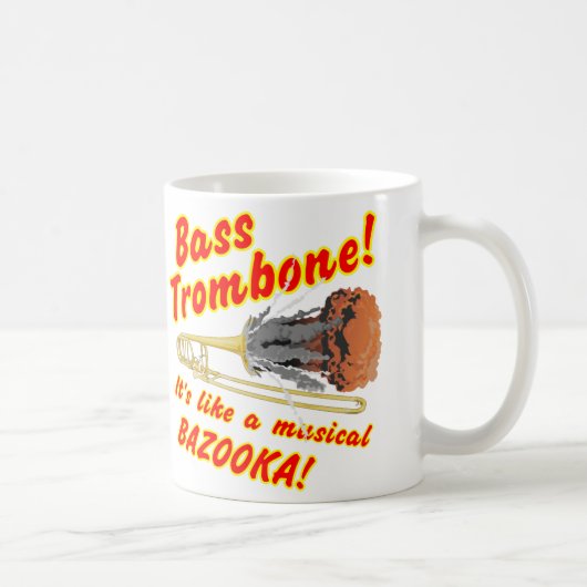 Bass-Trombone-MusicalBazooka Kaffeetasse (Rechts)
