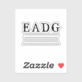 Bass Tuned Aufkleber (Blatt)