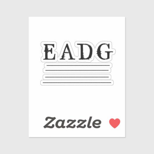 Bass Tuned Aufkleber (Blatt)