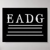 Bass Tuned Poster (Vorne)