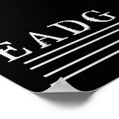 Bass Tuned Poster (Ecke)