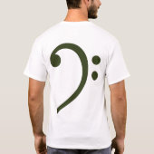 Baß und Clef T-Shirt (Rückseite)