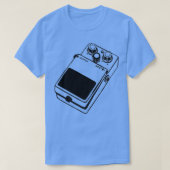 Bass und Gitarre-Effekt-Pedal stompbox übertreiben T-Shirt (Design vorne)