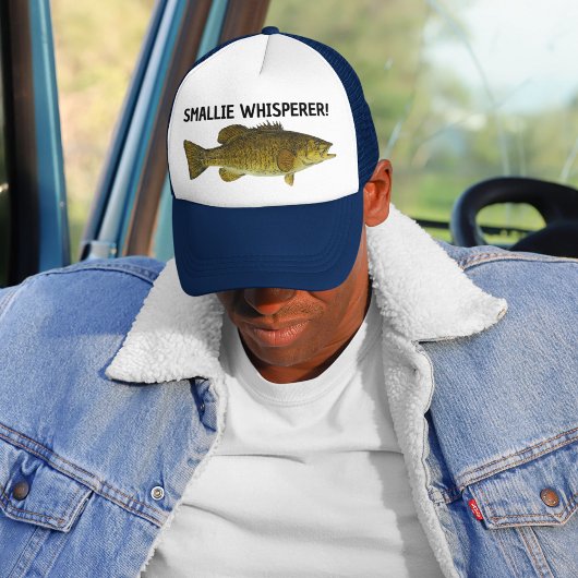 Bass Whisperer Funny Fishing Fisherman Angler Truckerkappe