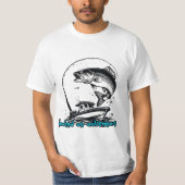 Bassangeln "Hookon Adventure" T - Shirt (Vorderseite)