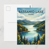 Bassanio-See USA Postkarte (Vorne/Hinten)