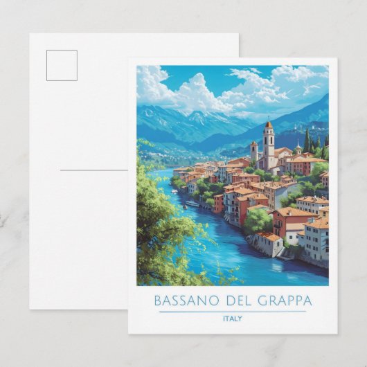 Bassano del Grappa Postkarte (Vorne/Hinten)