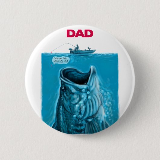 Bassboot des Vaters Button (Vorderseite)