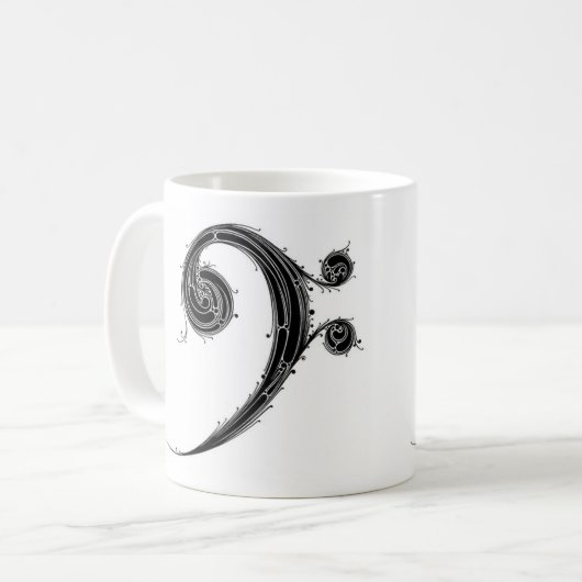 bassclef, bassclef kaffeetasse (Vorderseite Links)