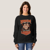Bassdrum Set Cooler Drummer Kit 5 Sweatshirt (Vorne ganz)