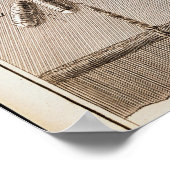 Basse-Lisse Technik am Gobelins-Wandteppich Poster (Ecke)