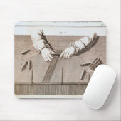 Basse-Lisse Technik an der Gobelintapisserie Mousepad (Mit Mouse)