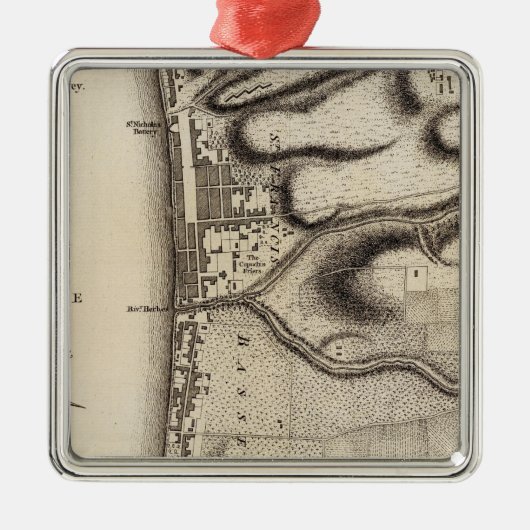 Basse Terre Silbernes Ornament (Vorne)