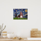 Basset 1 - Starry Night Poster (Küche)