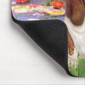 Basset 2 - Lilien 2 Mousepad (Ecke)