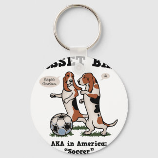 Basset Ball Schlüsselanhänger