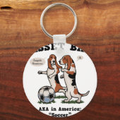 Basset Ball Schlüsselanhänger (Vorderseite)