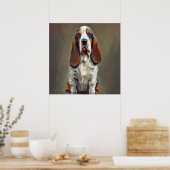 Basset Bleu de Gascogne Poster (Küche)