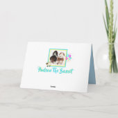 Basset "Counting Sheep" auf der sonnigen Geburtsta Karte (Rückseite)