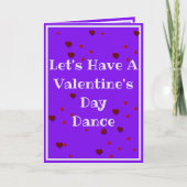 Basset, das auf der Valentinkarte den "Hokey Pokey Karte (Vorderseite)