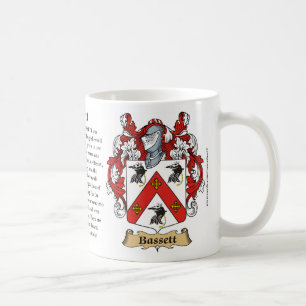 Basset, der Ursprung, die Bedeutung und das Wappen Kaffeetasse