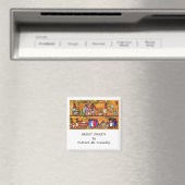 BASSET DYNASTY von Patrick Wm Connally Magnet (In Situ (Geschirrspüler))