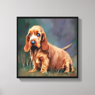 Basset Fauve de Bretagne - Dog Portrait Leinwanddruck