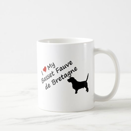 Basset Fauve de Bretagne Kaffeetasse (Rechts)