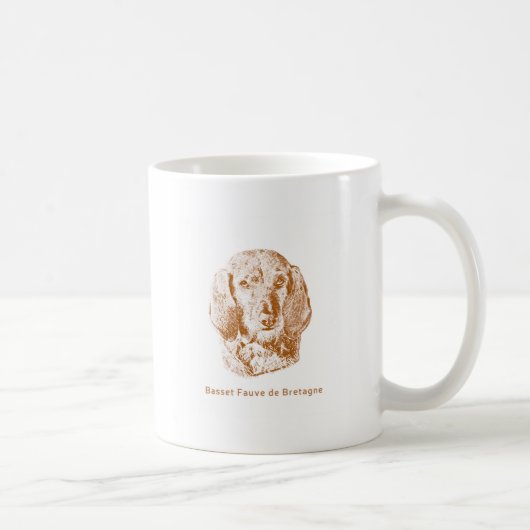 Basset Fauve de Bretagne Kaffeetasse (Rechts)