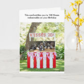 Basset-Geburtstagskarte Karte (Gelbe Blume)