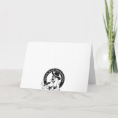 Basset Got Drool? Blank Notecard Karte (Rückseite)