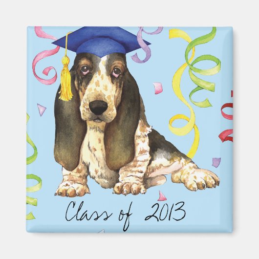 Basset Graduate Magnet (Vorne)