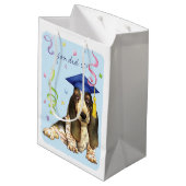 Basset Graduate Mittlere Geschenktüte (Rückseite Schrägansicht)