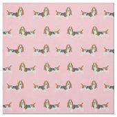 Basset Hellrosa Stoff (Muster)