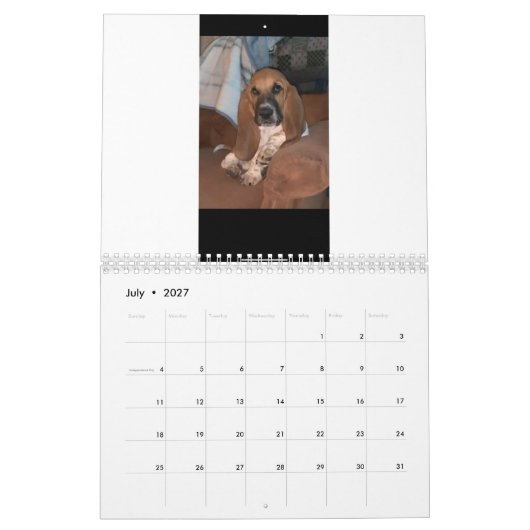 Basset-Hosting-Kalender Kalender (Jul 2027)