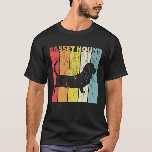 Basset Hound 1 T-Shirt (Vorderseite)