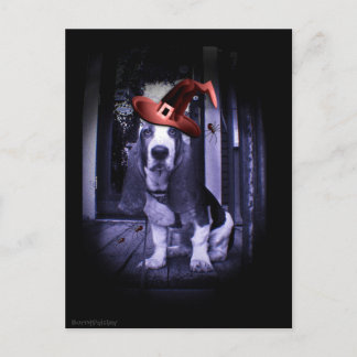 Basset Hound 2010 Howloween Postkarte
