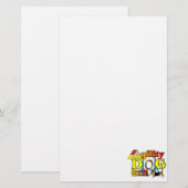 Basset_Hound_Agility Briefpapier (Vorne/Hinten)