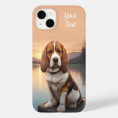 Basset Hound am See Case-Mate iPhone Hülle (Rückseite)