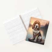Basset Hound am See Notizblock (Innenseite)
