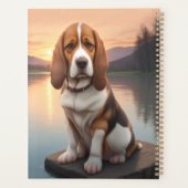 Basset Hound am See Planer (Rückseite)
