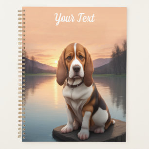 Basset Hound am See Planer